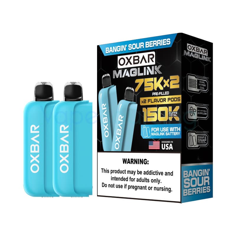 Oxbar 75k Pod 2 Pack Banging Sour Berries